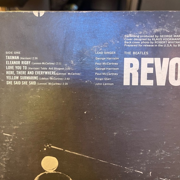 The Beatles "Revolver"  CAPITOL ST 2576 LP RECORD
Jacksonville RIAA #4 - Picture 6 of 14